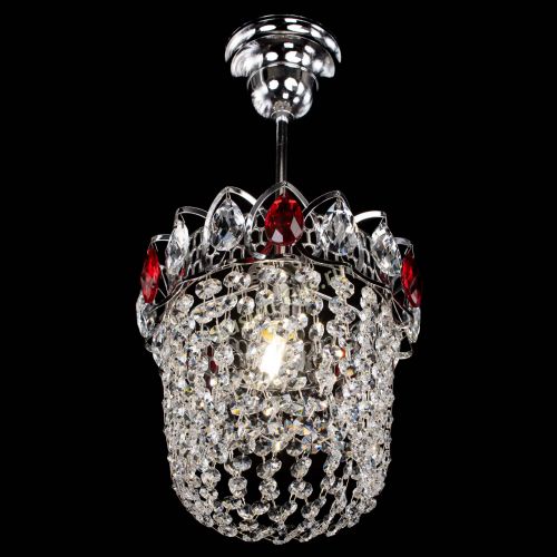 Люстра Астра ажур №1 красная в Саратове Гусь Хрустальный