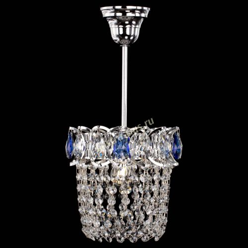 Люстра Астра ажур №1 синяя в Саратове Гусь Хрустальный