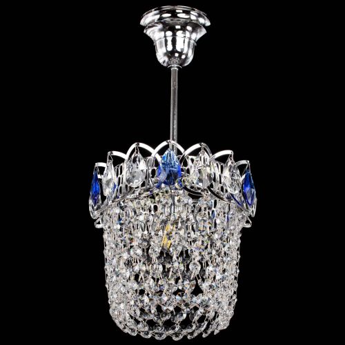 Люстра Астра ажур №1 синяя в Саратове Гусь Хрустальный