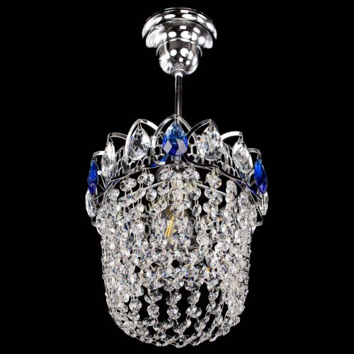 Люстра Астра ажур №1 синяя в Саратове Гусь Хрустальный