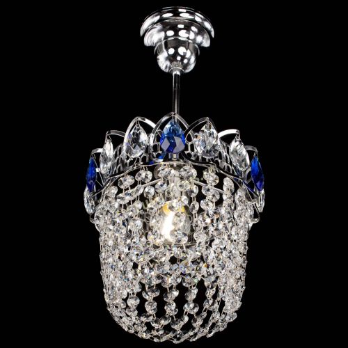 Люстра Астра ажур №1 синяя в Саратове Гусь Хрустальный