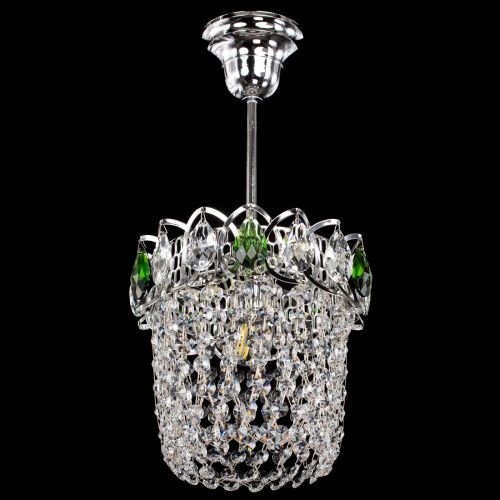 Люстра Астра ажур №1 зеленая в Саратове Гусь Хрустальный