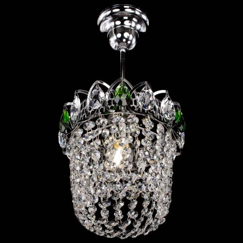 Люстра Астра ажур №1 зеленая в Саратове Гусь Хрустальный