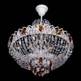 Люстра Астра Белая с подвесом чайная в Саратове