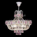 Люстра Астра Белая с подвесом розовая в Саратове