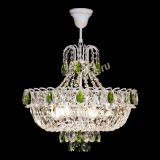 Люстра Астра Белая с подвесом зеленая в Саратове