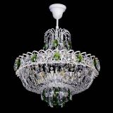 Люстра Астра Белая с подвесом зеленая в Саратове