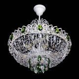 Люстра Астра Белая с подвесом зеленая в Саратове