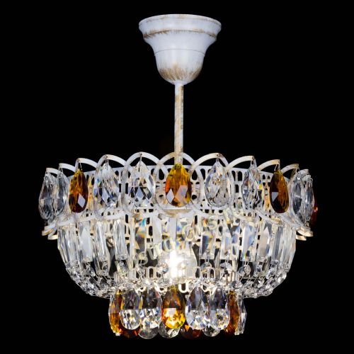 Люстра Астра Бутон №1 Чайная - белая с подвесом в Саратове Гусь Хрустальный