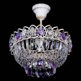 Люстра Астра Бутон №1 Фиолетовая - белая с подвесом в Саратове
