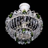 Люстра Астра Бутон №1 Зеленая - белая с подвесом  в Саратове