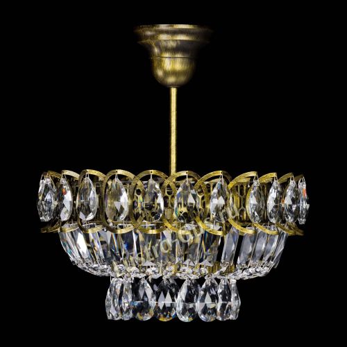 Люстра Астра Бутон №1 с подвесом под бронзу в Саратове Гусь Хрустальный