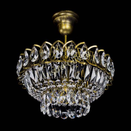 Люстра Астра Бутон №1 с подвесом под бронзу в Саратове Гусь Хрустальный