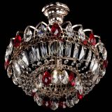 Люстра Астра Бутон №1 с подвесом Красная в Саратове