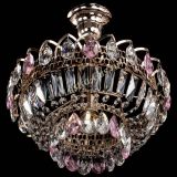 Люстра Астра Бутон №1 с подвесом Розовая в Саратове