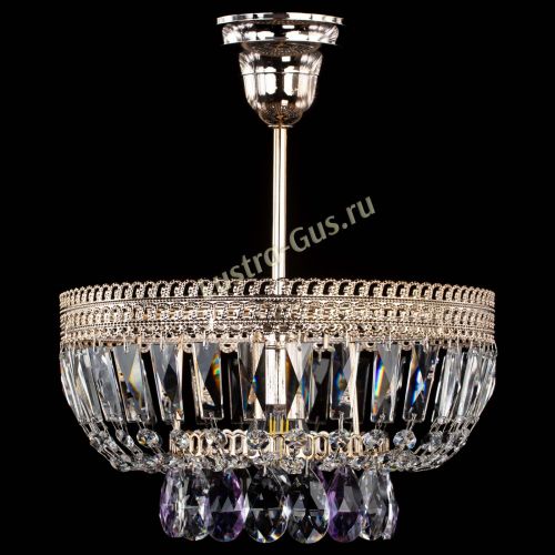 Люстра Астра Флоренция №1 мини фиолетовая в Саратове Гусь Хрустальный