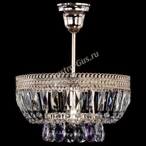 Люстра Астра Флоренция №1 мини фиолетовая в Саратове Гусь Хрустальный