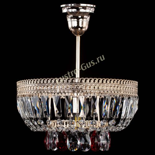 Люстра Астра Флоренция №1 мини красная в Саратове Гусь Хрустальный