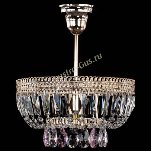 Люстра Астра Флоренция №1 мини розовая в Саратове Гусь Хрустальный