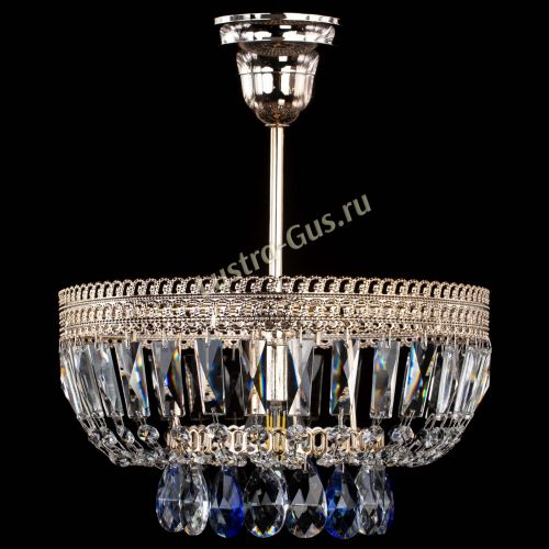 Люстра Астра Флоренция №1 мини синяя в Саратове Гусь Хрустальный