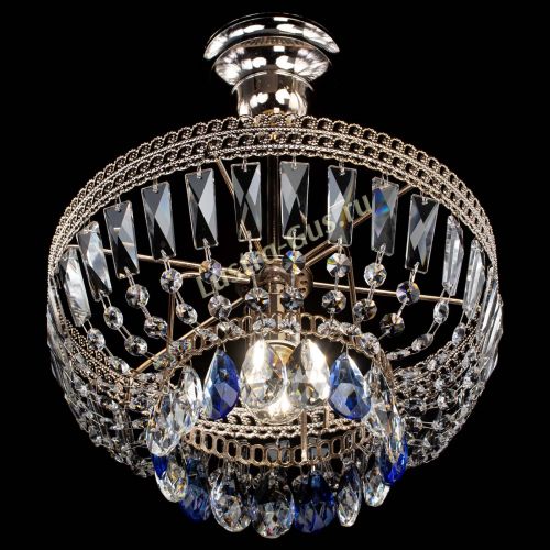 Люстра Астра Флоренция №1 мини синяя в Саратове Гусь Хрустальный