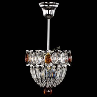 Люстра подвесная Астра Купол №1 с подвесом Чайная