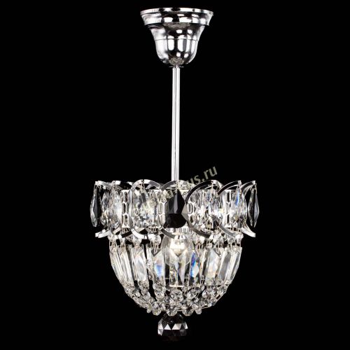 Люстра Астра Купол №1 с подвесом Черная в Саратове Гусь Хрустальный