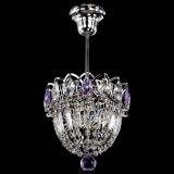 Люстра Астра Купол №1 с подвесом Фиолетовая в Саратове