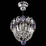 Люстра Астра Купол №1 с подвесом Фиолетовая в Саратове