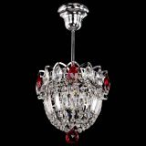 Люстра Астра Купол №1 с подвесом Красная в Саратове