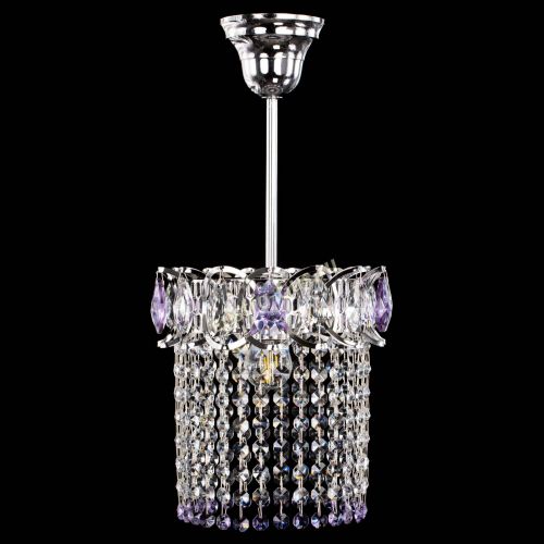 Люстра Астра оптикон №1 фиолетовая в Саратове Гусь Хрустальный