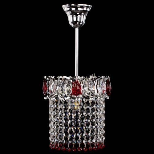 Люстра Астра оптикон №1 красная в Саратове Гусь Хрустальный