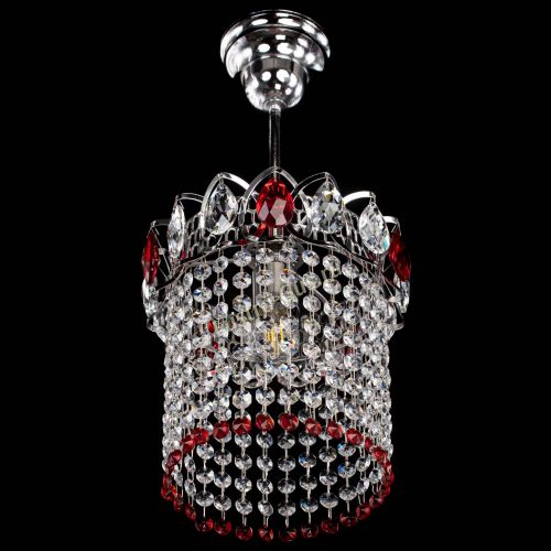 Люстра Астра оптикон №1 красная в Саратове Гусь Хрустальный