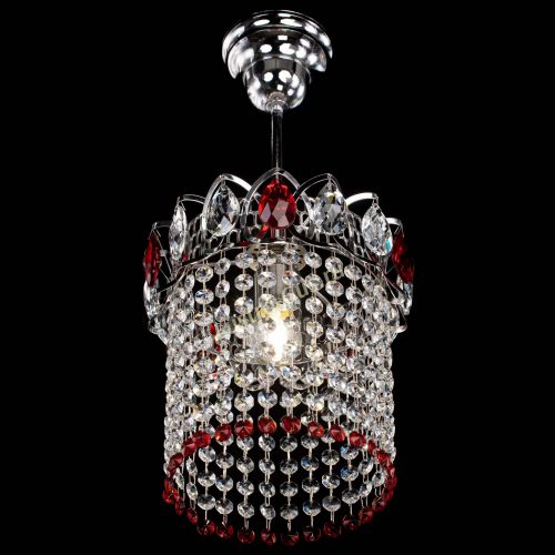 Люстра Астра оптикон №1 красная в Саратове Гусь Хрустальный