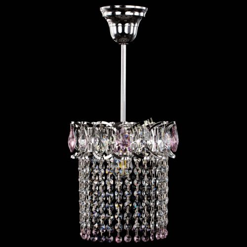 Люстра Астра оптикон №1 розовая в Саратове Гусь Хрустальный