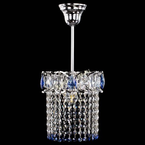 Люстра Астра оптикон №1 синяя в Саратове Гусь Хрустальный