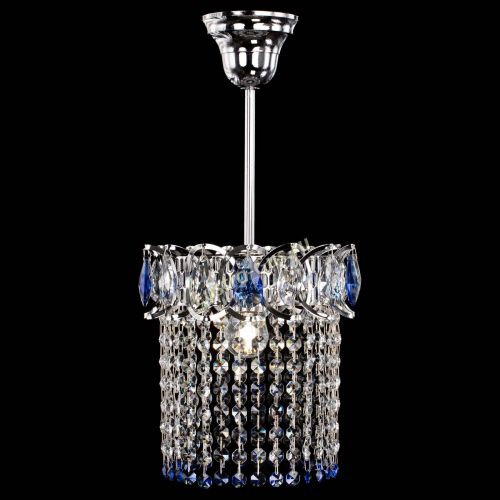 Люстра Астра оптикон №1 синяя в Саратове Гусь Хрустальный