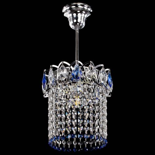 Люстра Астра оптикон №1 синяя в Саратове Гусь Хрустальный