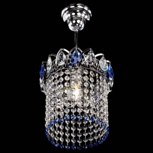 Люстра Астра оптикон №1 синяя в Саратове Гусь Хрустальный