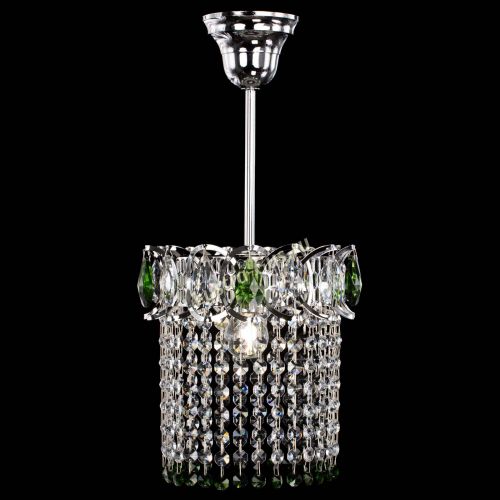 Люстра Астра оптикон №1 зеленая в Саратове Гусь Хрустальный