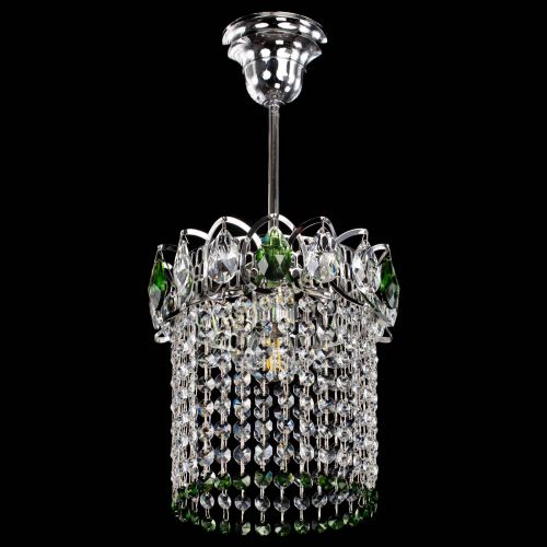 Люстра Астра оптикон №1 зеленая в Саратове Гусь Хрустальный