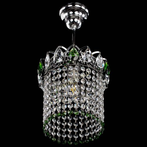 Люстра Астра оптикон №1 зеленая в Саратове Гусь Хрустальный