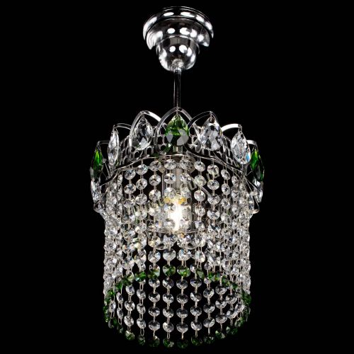 Люстра Астра оптикон №1 зеленая в Саратове Гусь Хрустальный