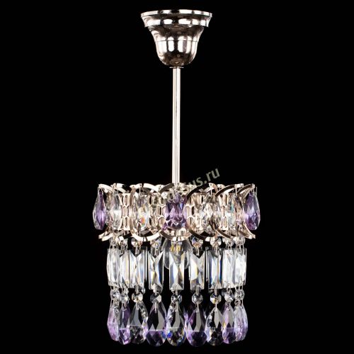 Люстра Астра пластинка №1 фиолетовая в Саратове Гусь Хрустальный