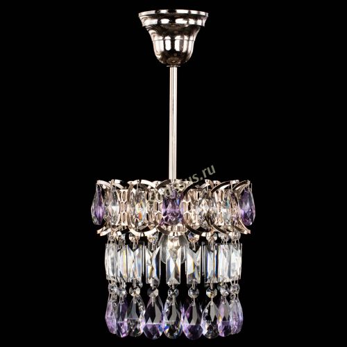 Люстра Астра пластинка №1 фиолетовая в Саратове Гусь Хрустальный
