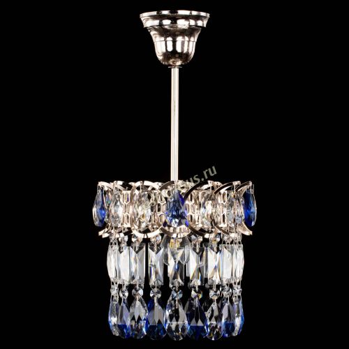 Люстра Астра пластинка №1 синяя в Саратове Гусь Хрустальный