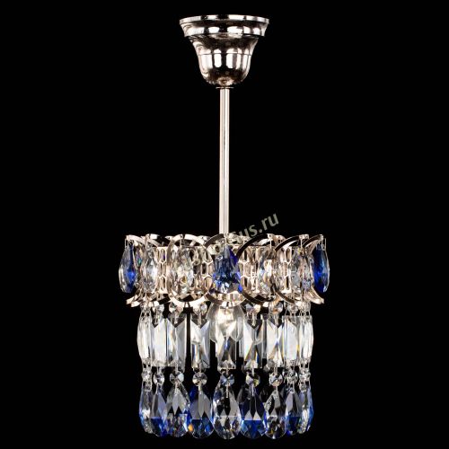 Люстра Астра пластинка №1 синяя в Саратове Гусь Хрустальный