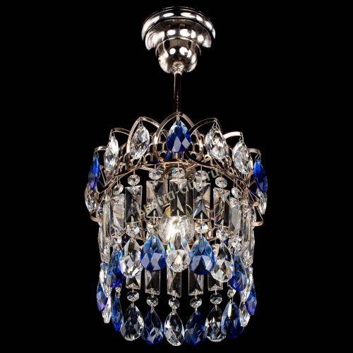 Люстра Астра пластинка №1 синяя в Саратове Гусь Хрустальный