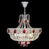 Люстра Астра Белая с подвесом красная в Саратове