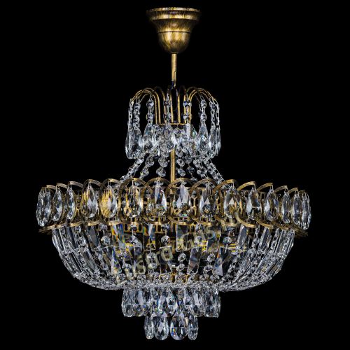 Люстра Астра с подвесом под бронзу в Саратове Гусь Хрустальный